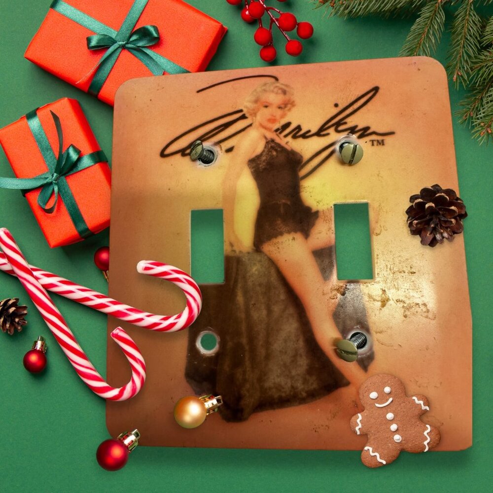 Marilyn Monroe Light Switch Cover GUC